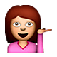 Emoji 💁 Persona Al Punto Informazioni su Apple iOS 4.0.