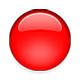 Émoji 🔴 Disque Rouge sur Apple iOS 4.0.