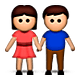 Émoji 👫 Femme Et Homme Se Tenant La Main sur Apple iOS 4.0.