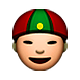 Émoji 👲 Homme Avec Casquette Chinoise sur Apple iOS 4.0.