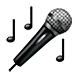 Emoji 🎤 Microfono su Apple iOS 4.0.