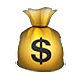 Émoji 💰 Sac Plein D’argent sur Apple iOS 4.0.
