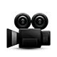 Emoji 🎥 Cinepresa su Apple iOS 4.0.