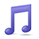 Emoji 🎵 Nota Musicale su Apple iOS 4.0.