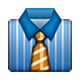 Émoji 👔 Cravate sur Apple iOS 4.0.