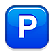 Emoji 🅿️ Pulsante P su Apple iOS 4.0.