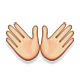 Émoji 👐 Mains Ouvertes sur Apple iOS 4.0.
