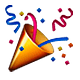 Emoji 🎉 Spara Coriandoli su Apple iOS 4.0.