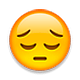 😔 Emoji Cara Desanimada en Apple iOS 4.0.