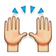 Émoji 🙌 Mains Levées sur Apple iOS 4.0.