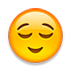 😌 Emoji Cara De Alivio en Apple iOS 4.0.