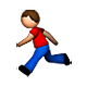 Emoji 🏃 Persona Che Corre su Apple iOS 4.0.