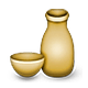 🍶 Emoji Sake-Flasche und -tasse Apple iOS 4.0.