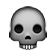 Émoji 💀 Crâne sur Apple iOS 4.0.