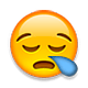 Emoji 😪 Faccina Assonnata su Apple iOS 4.0.