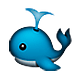 Émoji 🐳 Baleine Soufflant Par Son évent sur Apple iOS 4.0.