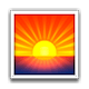 🌅 Emoji Sonnenaufgang über dem Meer Apple iOS 4.0.