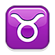 Emoji ♉ Segno Zodiacale Del Toro su Apple iOS 4.0.