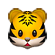 Emoji 🐯 Muso Di Tigre su Apple iOS 4.0.