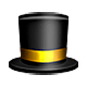 🎩 Emoji Sombrero De Copa en Apple iOS 4.0.