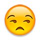Emoji 😒 Faccina Contrariata su Apple iOS 4.0.