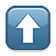 Emoji ⬆️ Freccia Rivolta Verso L’alto su Apple iOS 4.0.
