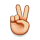 ✌️ Emoji Victory-Geste Apple iOS 4.0.