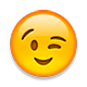 Emoji 😉 Faccina Che Fa L’occhiolino su Apple iOS 4.0.