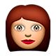 Émoji 👩 Femme sur Apple iOS 4.0.
