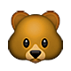 🐻 Emoji Rosto De Urso na Apple iOS 5.0.