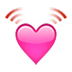 Emoji 💓 Cuore Che Batte su Apple iOS 5.0.
