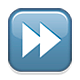 Émoji ⏩ Bouton Avance Rapide sur Apple iOS 5.0.