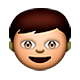 👦 Emoji Menino na Apple iOS 5.0.