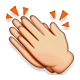 Emoji 👏 Mani Che Applaudono su Apple iOS 5.0.