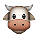 🐮 Emoji Rosto De Vaca na Apple iOS 5.0.