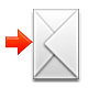 Émoji 📩 Enveloppe Avec Flèche sur Apple iOS 5.0.