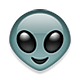 Émoji 👽 Alien sur Apple iOS 5.0.