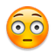😳 Emoji errötetes Gesicht mit großen Augen Apple iOS 5.0.