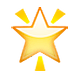 Émoji 🌟 étoile Brillante sur Apple iOS 5.0.