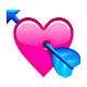 💘 Emoji Coração Com Flecha na Apple iOS 5.0.