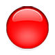 Émoji 🔴 Disque Rouge sur Apple iOS 5.0.