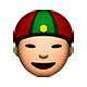 👲 Emoji Mann mit chinesischem Hut Apple iOS 5.0.