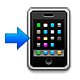 📲 Emoji Mobiltelefon mit Pfeil Apple iOS 5.0.