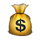 Émoji 💰 Sac Plein D’argent sur Apple iOS 5.0.