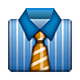 👔 Emoji Hemd mit Krawatte Apple iOS 5.0.