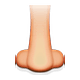Emoji 👃 Naso su Apple iOS 5.0.
