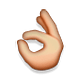 👌 Emoji Señal De Aprobación Con La Mano en Apple iOS 5.0.