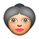 Emoji 👵 Donna Anziana su Apple iOS 5.0.