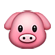 🐷 Emoji Rosto De Porco na Apple iOS 5.0.