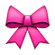 🎀 Emoji pinke Schleife Apple iOS 5.0.
